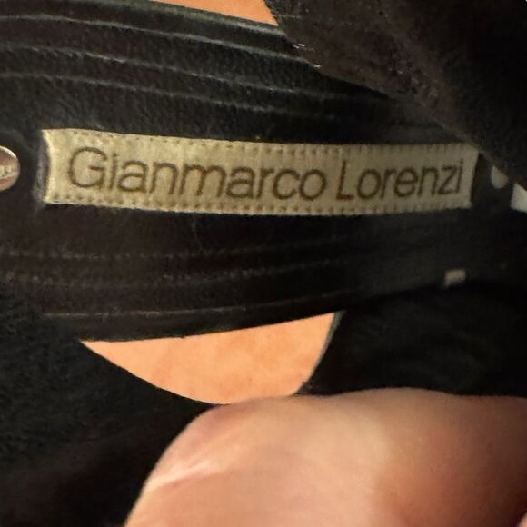 Gianmarco Lorenzi Studded Platform Peeptoe Heels - Picture 5 of 5